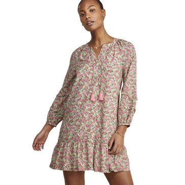 Vineyard Vines Women's Ditsy Print Ruffle Dress