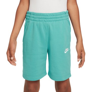 Nike Big Boys Club Fleece French Terry Low Brand Shorts