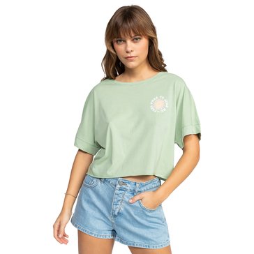 Roxy Women's Feel Free DSTF Crop Tee