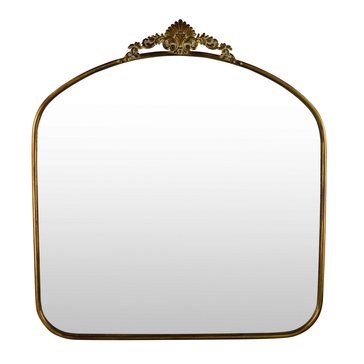 Three Hands Ornate Metal Wall Mirror