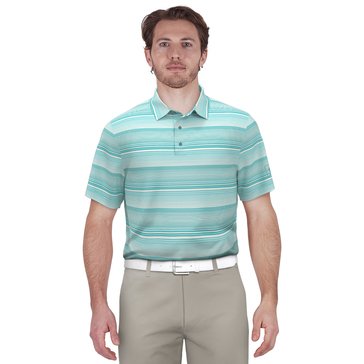 PGA Tour Men's Short Sleeve Linear Energy Print Polo 