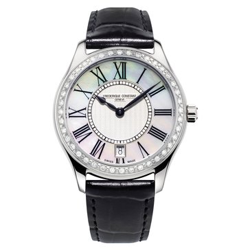 Frederique Constant Women's Quartz Crystal Classic Strap Watch