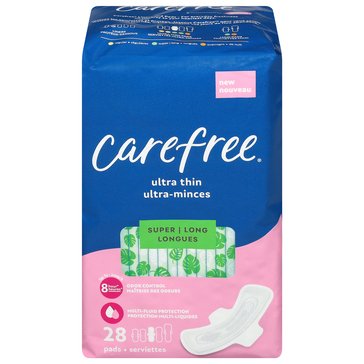 Carefree Ultra Thin Super With Wings Pads