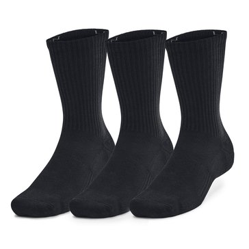 Under Armour Unisex Training Cotton Crew Socks, 3-Pack