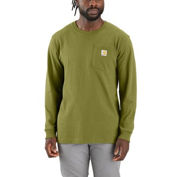 Carhartt Men's Relaxed Fit Heavyweight Long Sleeve Pocket C Graphic Tee