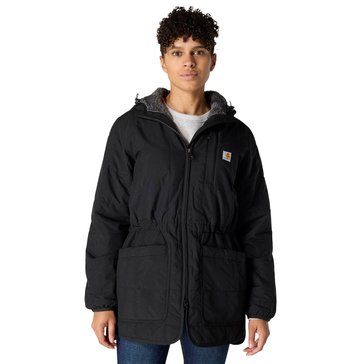Carhartt Women's Rain Defender Loose Fit Lightweight Insulated Hooded Coat