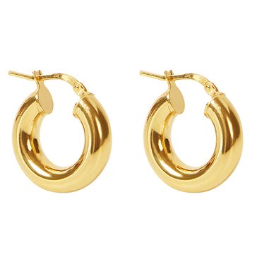 Argento Vivo Huggie Chunky Hoop Earrings