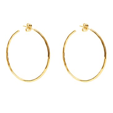 Argento Vivo Twist Textured Hoop Earrings