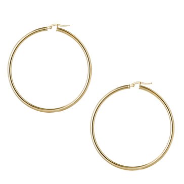 Argento Vivo Tubular Hoop Earrings