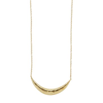 Argento Vivo Tapered Frontal Hammered Necklace