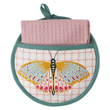Design Imports Bali Butterfly Kitchen Gift Set