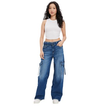 AE Women's Super High-Rise Baggy Wide Leg Jeans