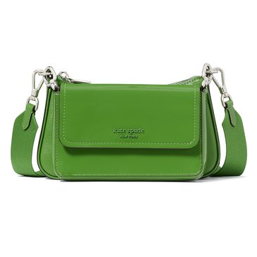 Kate Spade Double Up Saffiano Patent Leather Crossbody