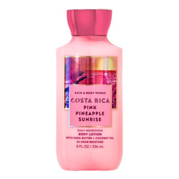 Bath & Body Works Tropical Traditions Costa Rica pink Pineapple Sunrise Body Lotion