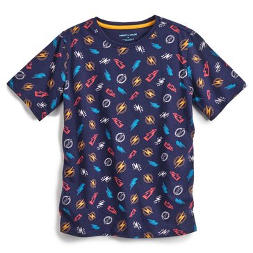 Liberty & Valor Big Boys' All Over Print Graphic Tee Short Sleeve