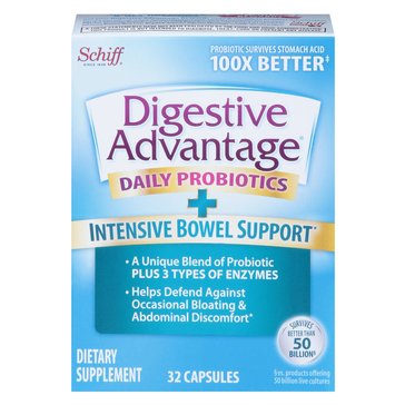Schiff Nutrition Digestive Advantage Intensive Bowel Support Capsules
