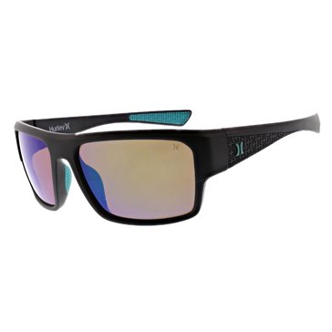 Hurley Men's Session Rectangle Wrap Sunglasses