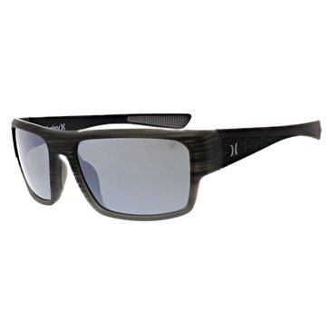 Hurley Men's Session Rectangle Wrap Sunglasses