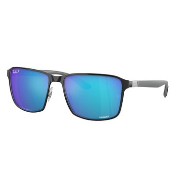 Ray-Ban Unisex 0RB3721CH Square Polarized Sunglasses