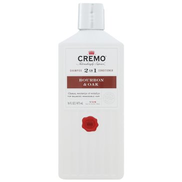 Cremo Bourbon and Oak 2-in-1 Shampoo and Conditioner