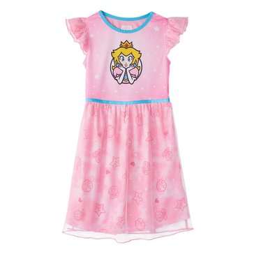 Mario Girls' Princess Peach Night Gown