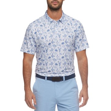 Flag & Anthem Men's Quinby Striped Tropical Print Polo