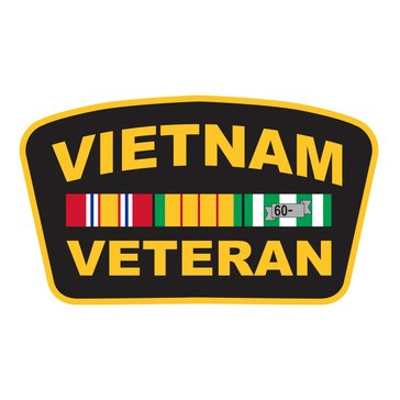 Navy Pride Vietnam Veteran PVC Patch