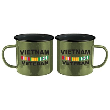 Navy Pride Vietnam Veteran 16 Oz Camp Mug