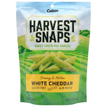 Harvest Snap White Cheddar Snack Crisps, 3oz
