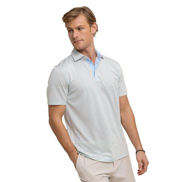 Southern Tides Men's Short Sleeve Driver Verdae Stripe Polo