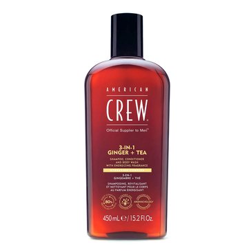 American Crew Ginger and Tea 3 in 1 Shampoo, Conditioner and Body Wash
