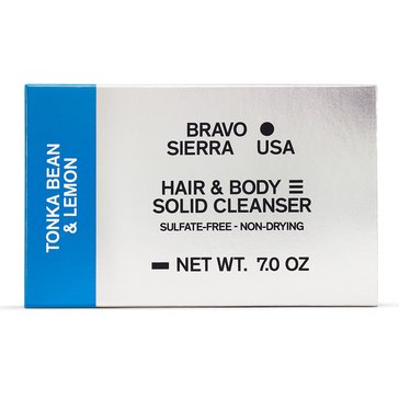 Bravo Sierra Tonka Bean and Lemon Solid Cleanser