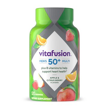 vitafusion Men's 50Plus Multi Vitamin Gummies, 120-Count