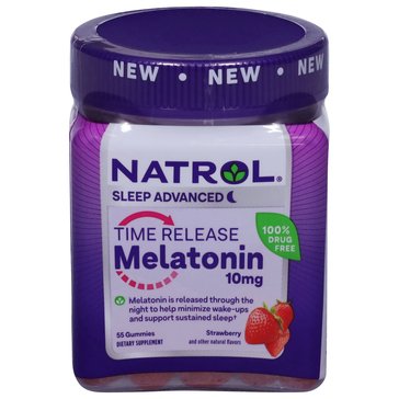 Natrol Melatonin 10mg Time Release Gummy Vitamin