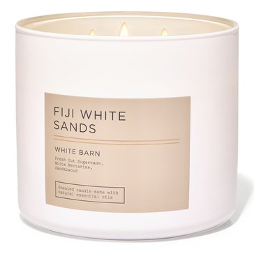 Bath & Body Works White Barn Nuetrals Fiji White Sands 3-Wick Candle