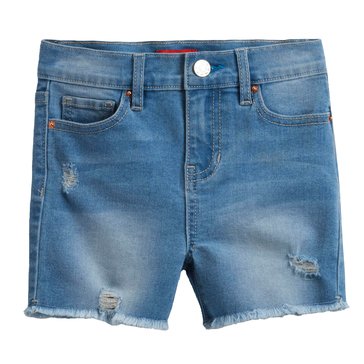 Liberty & Valor Big Girls' Mini Mom Denim Shorts