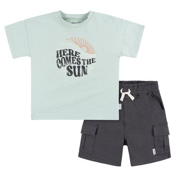 Gerber Toddler Boys' Graphic Tee Shorts Sets