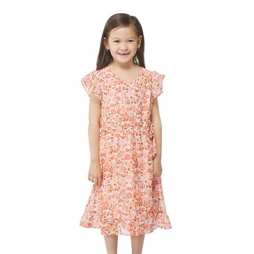 Sweet Butterfly Big Girls' Floral Wrap Dress