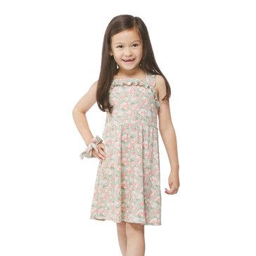 Sweet Butterfly Big Girls' Textured Floral Dress