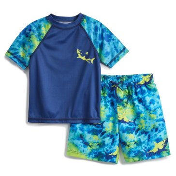 Liberty & Valor Toddler Boys' Short Sleeve Rashguard Sets