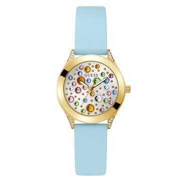 Guess Women's Mini Wonderlust Silicone Strap Watch