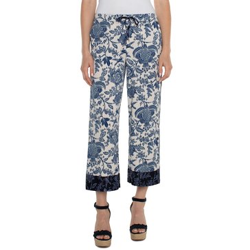 Liverpool Women's Mixed Print Wide Leg Pant