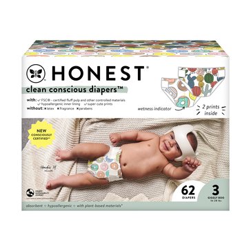 The Honest Company Diapers Size 3 Club Box