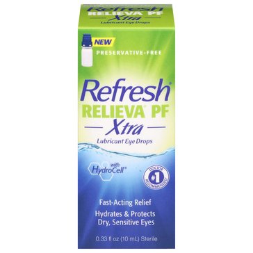 REFRESH Relieva Preservative Free Xtra Lubricant Eye Drops