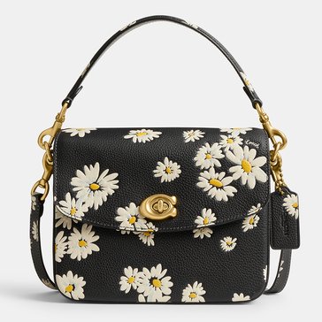 COACH Floral Printed Leather Cassie 19 Crossbody
