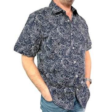 Thomas Sterling Men's Short Sleeve All Day Comfort Woven Shirt 