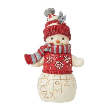 Jim Shore Nordic Noel Snowman with Hat Figurine