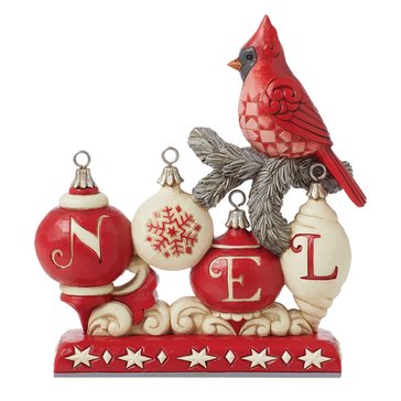 Jim Shore Nordic Noel Christmas Cardinal Figurine