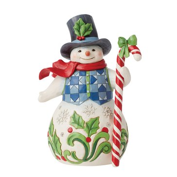 Jim Shore Snowman with Candy Hallmark Figurine