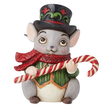 Jim Shore Mini Christmas Mouse Figurine
